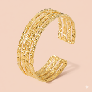87116-0 18K Triple Layer Gold Ring