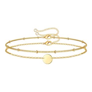 87167-0 18K Triple Layer Gold Bracelet