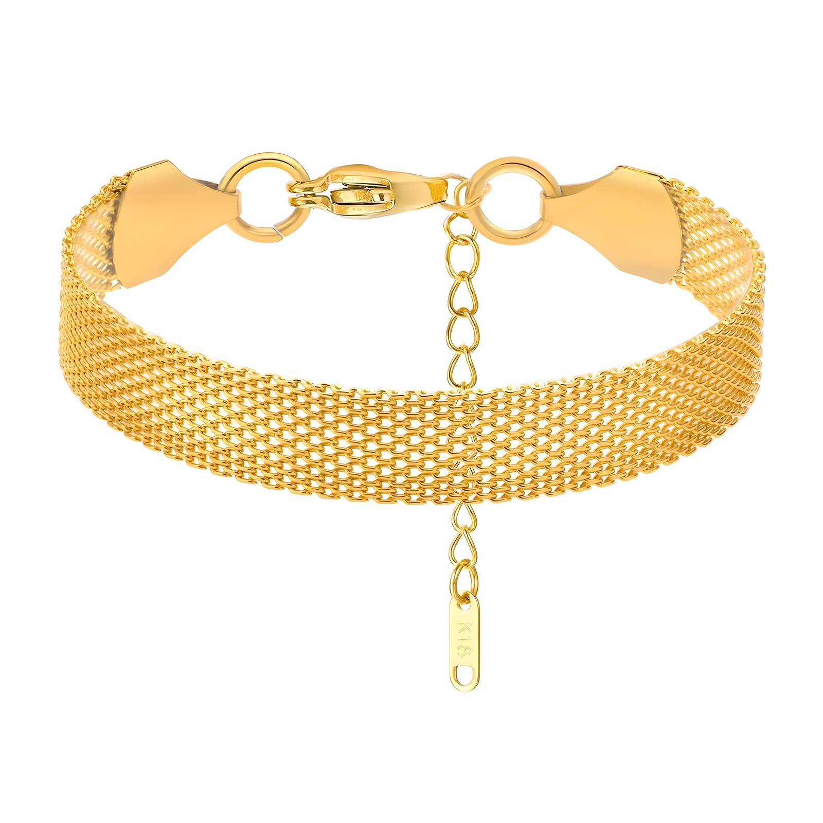 87300-0 18K Triple Layer Gold Bracelet