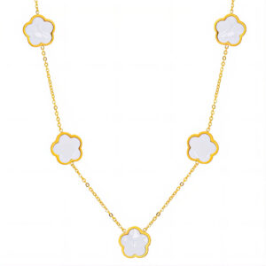 87710-0 18K Triple Layer Gold Necklace