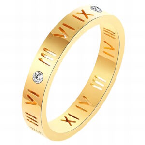 87974-0 18K Triple Layer Gold Ring