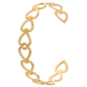 87664-0 18K Triple Layer Gold Bracelet