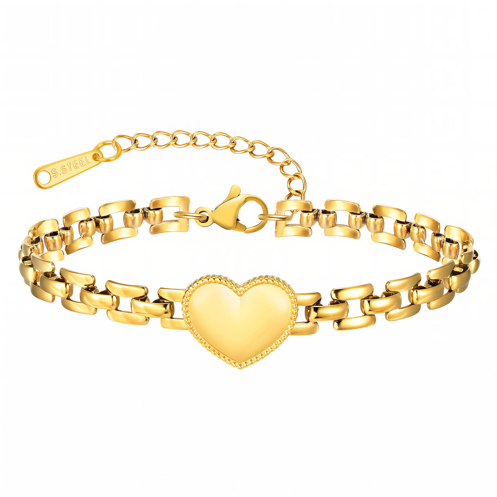 87746-0 18K Triple Layer Gold Bracelet