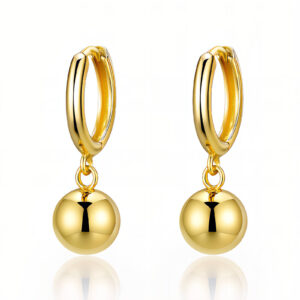 87965-0 18K Triple Layer Gold Earrings