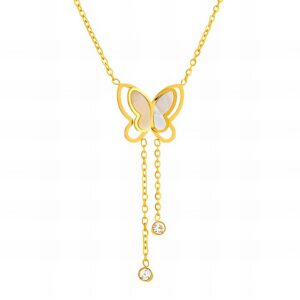 87972-0 18K Triple Layer Gold Necklace