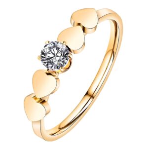 88135-0 18K Triple Layer Gold Ring