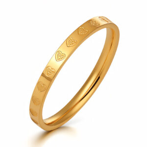 88281-0 18K Triple Layer Gold Ring