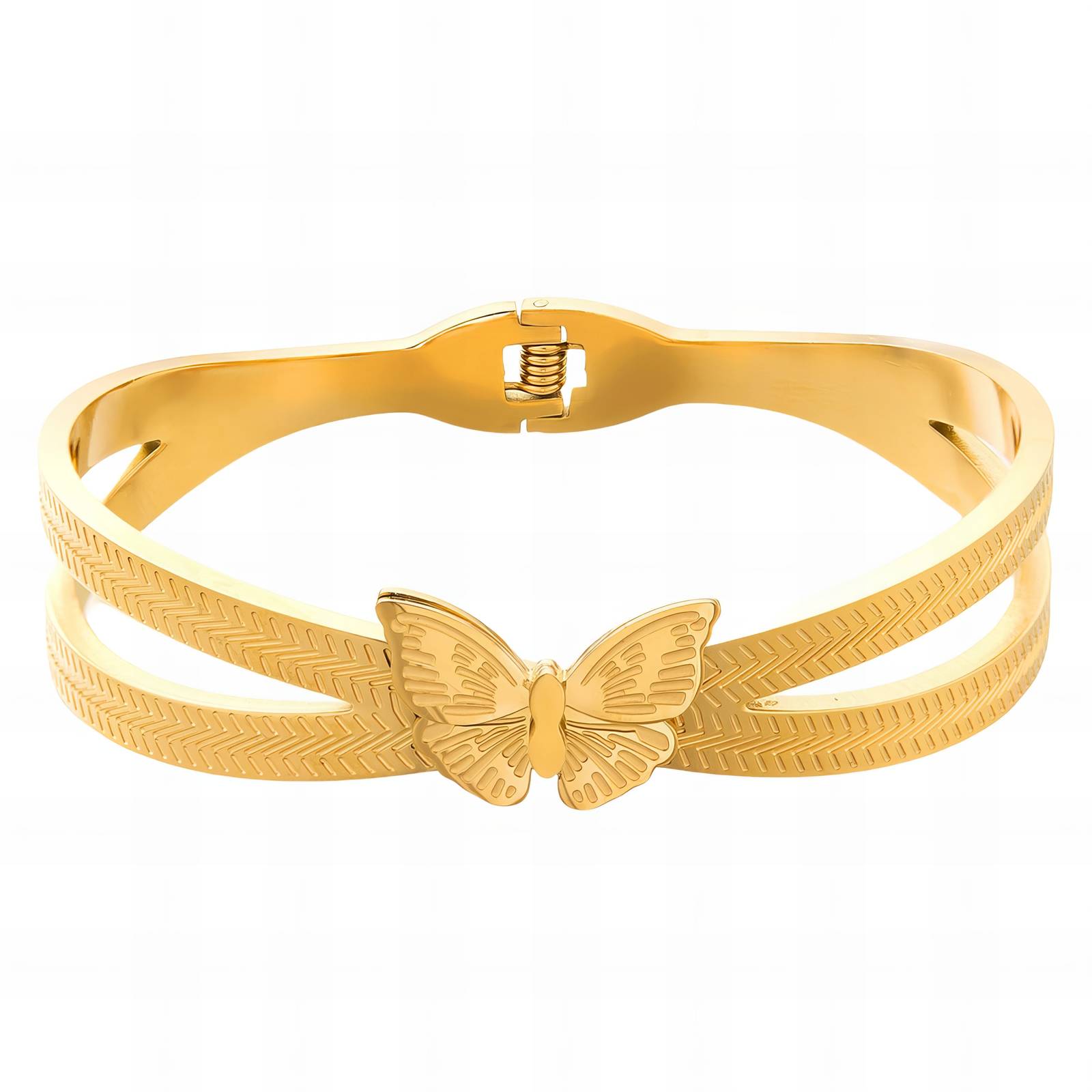 89638-0 18K Triple Layer Gold Bracelet