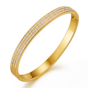 89646-0 18K Triple Layer Gold Bracelet