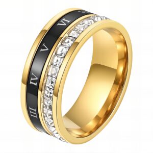 89922-0 18K Triple Layer Gold Ring