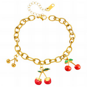 90825-0 18K Triple Layer Gold Bracelet