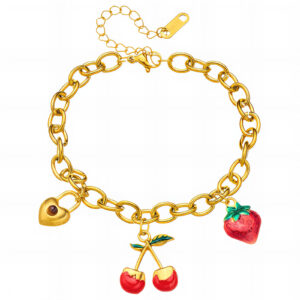 90827-0 18K Triple Layer Gold Bracelet